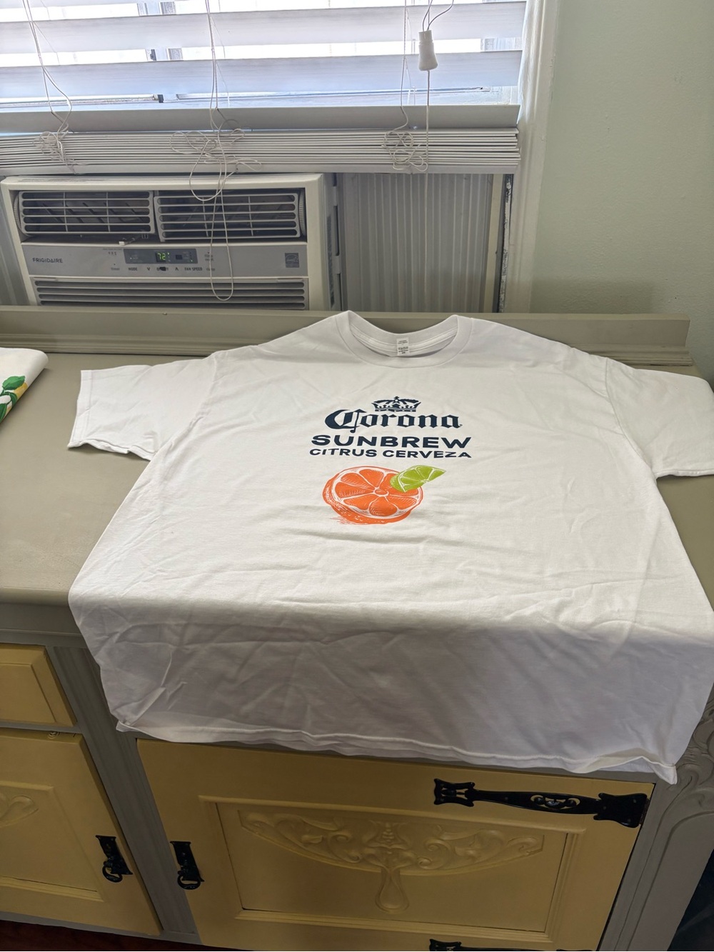 Corona Sunbrew White Citrus Graphic Tee